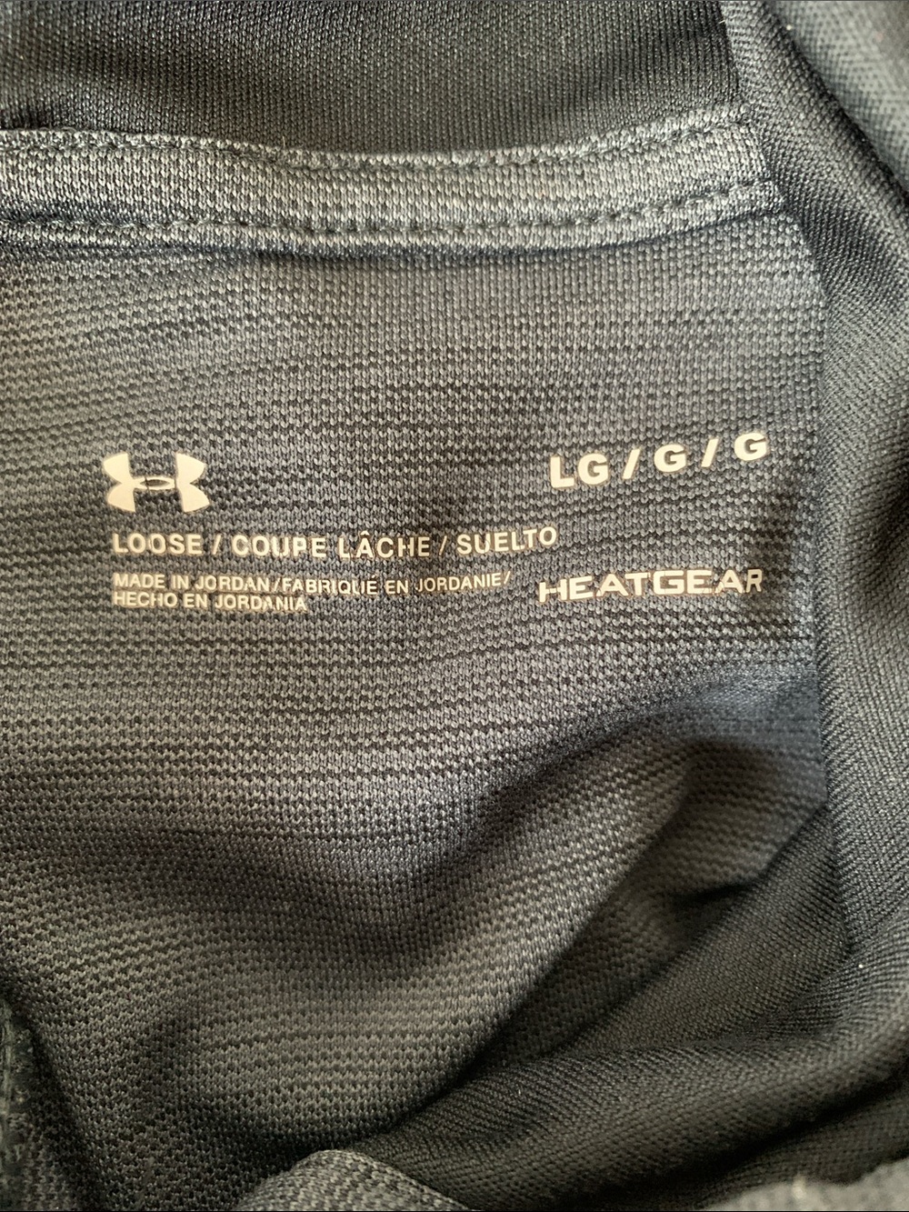 Under Armour Men’s Dark Gray Hooded Pullover with White Logo Size L - Picture 5 of 6
